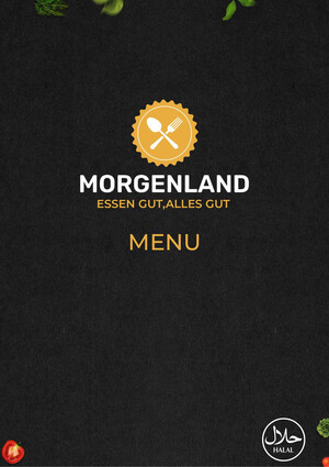 Morgenland Menu e-katalog kapak görseli