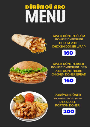 Dürümcü Aro e-katalog kapak görseli