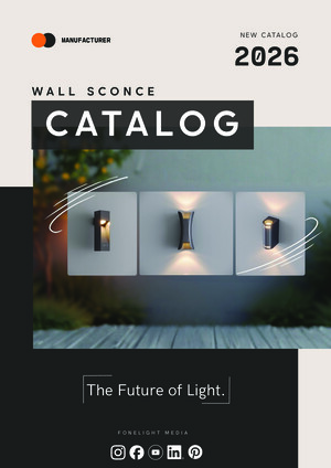 Fonelight Sconce Catalog e-katalog kapak görseli